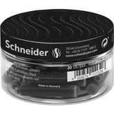 CARTUCHO PLUMA TINTA NEGRO FRASCO 30 UDS | 1 UNIDADES | (SCHNEIDER)